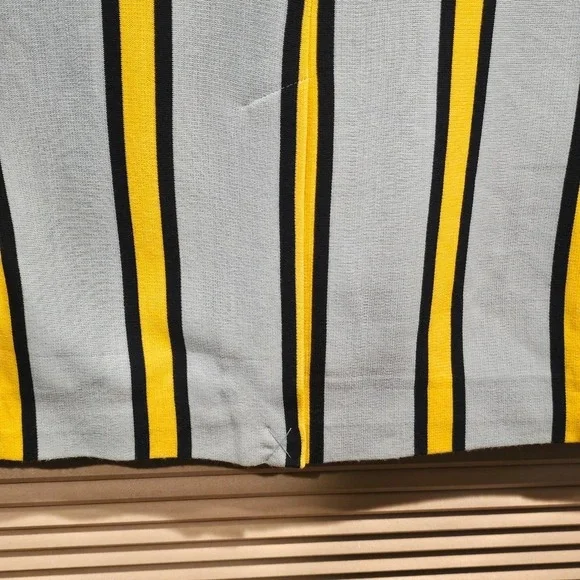 Adidas Originals Mens M 2005 Striped Wool Blend Blazer Jacket Blue Yellow 739195 - Picture 10 of 12